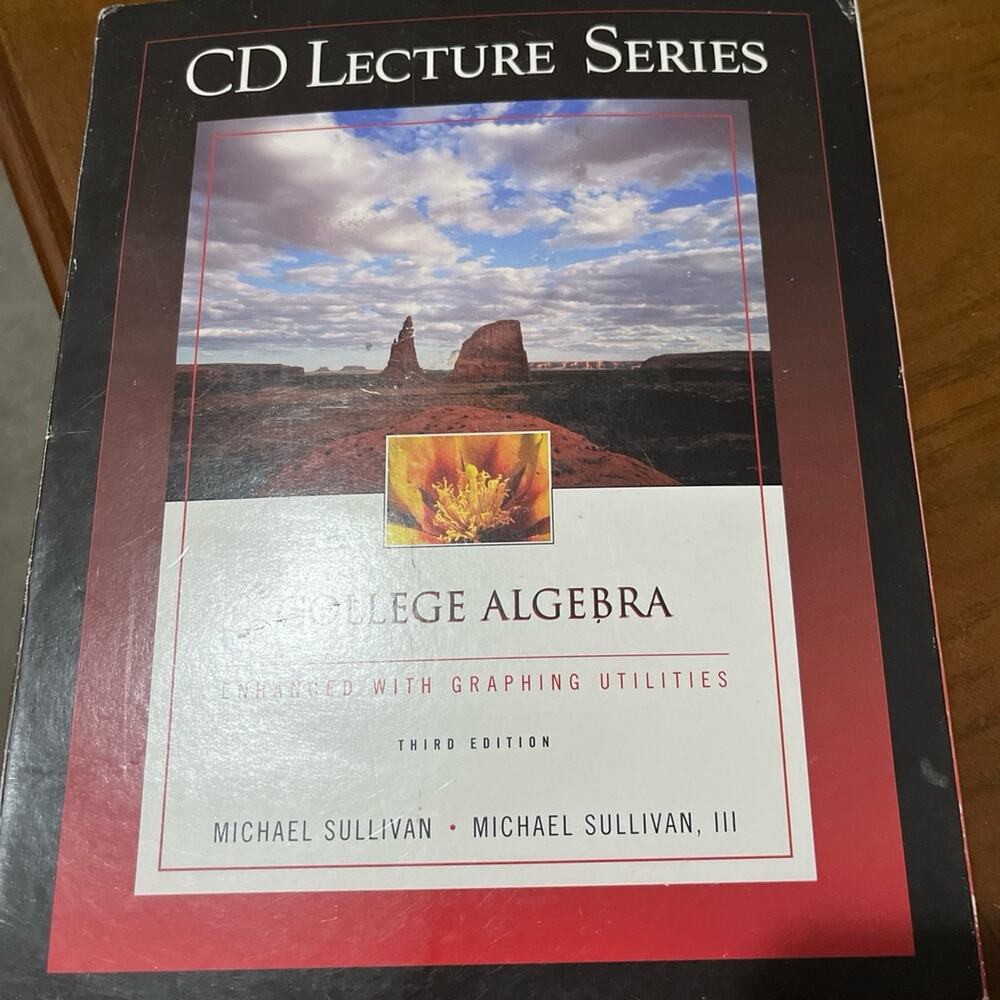 Sullivan College Algebra Lecture Series with Graphing Utilities 3rd Edition CD's